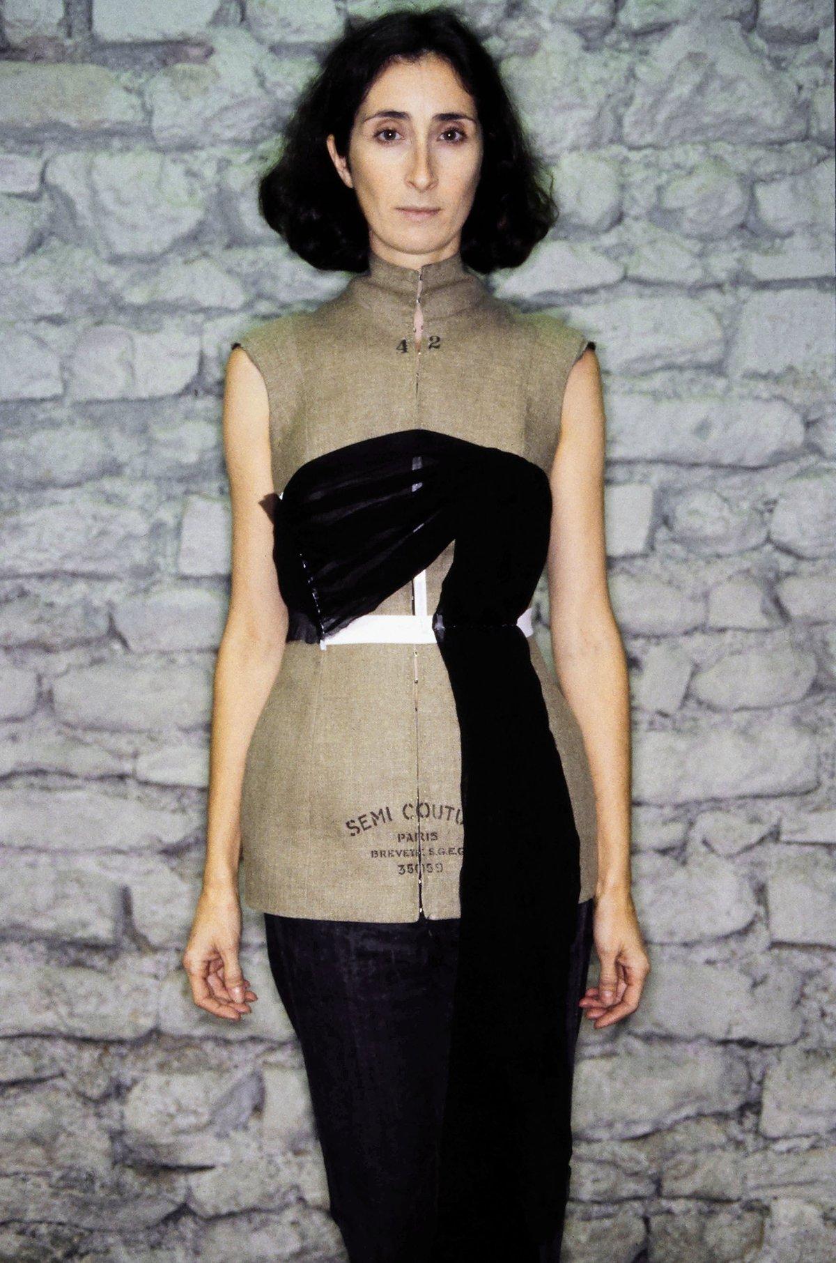 Brown Important Maison Martin Margiela Semi Couture Dressmakers Bodice 1997