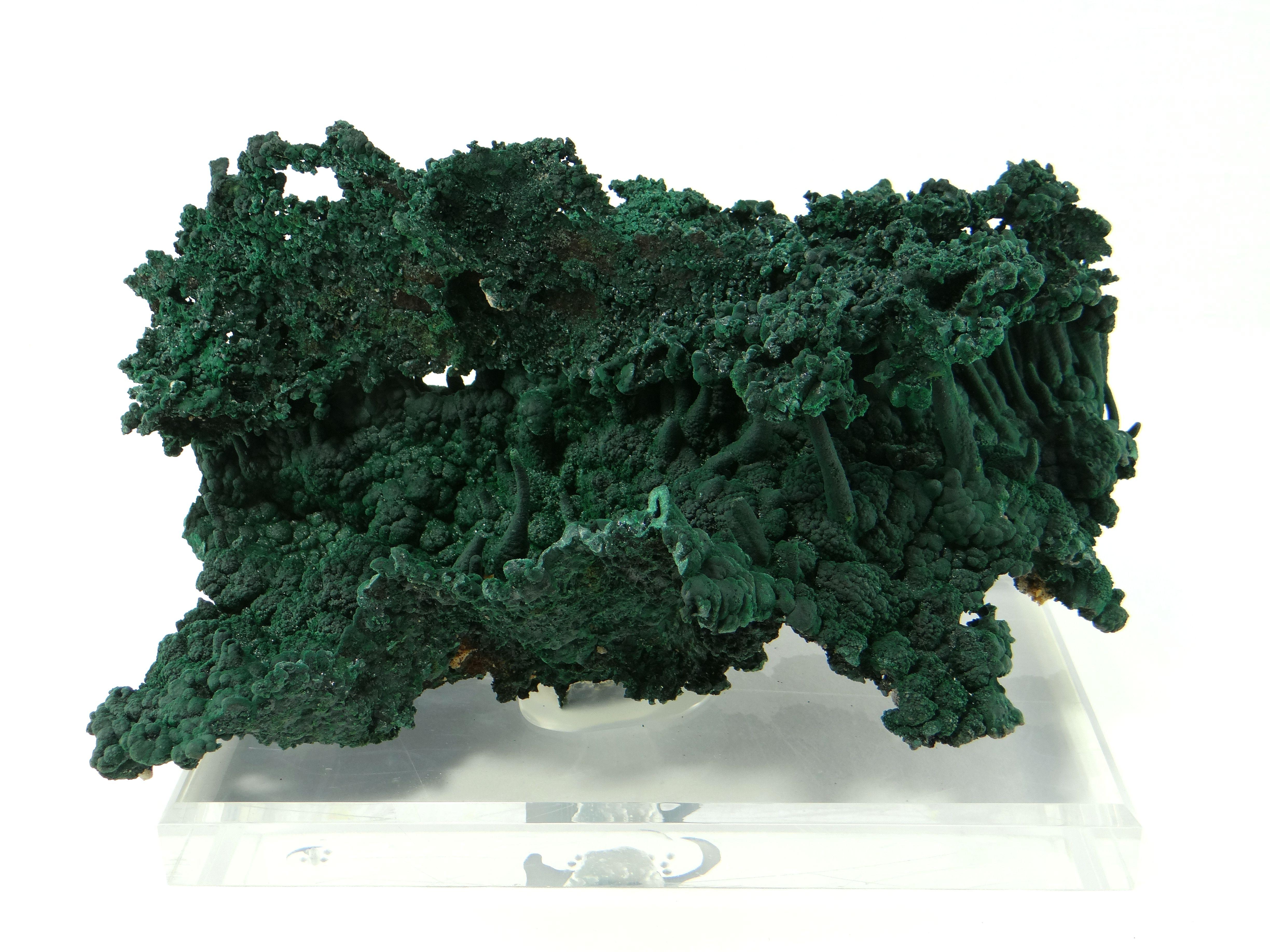 Other Important Malachite Stalactite from Congo, 1990 For Sale