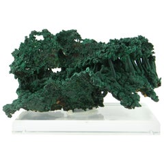Important Malachite Stalactite from Congo, 1990