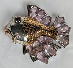 Important Marcel Boucher Retro Broche Carpe