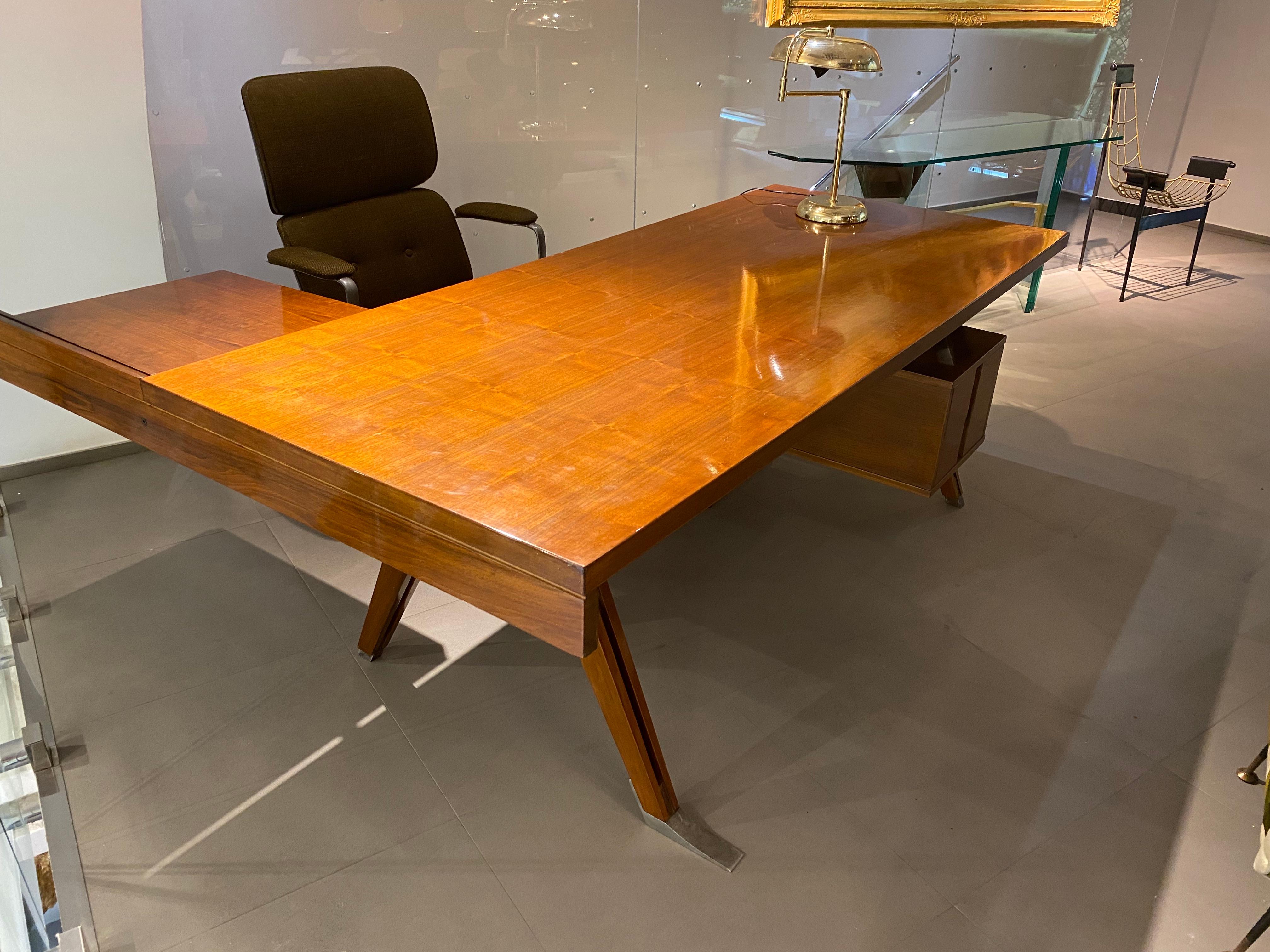Important Mid Century Executive Desk by Ico Parisi for MIM 1958 For Sale 4