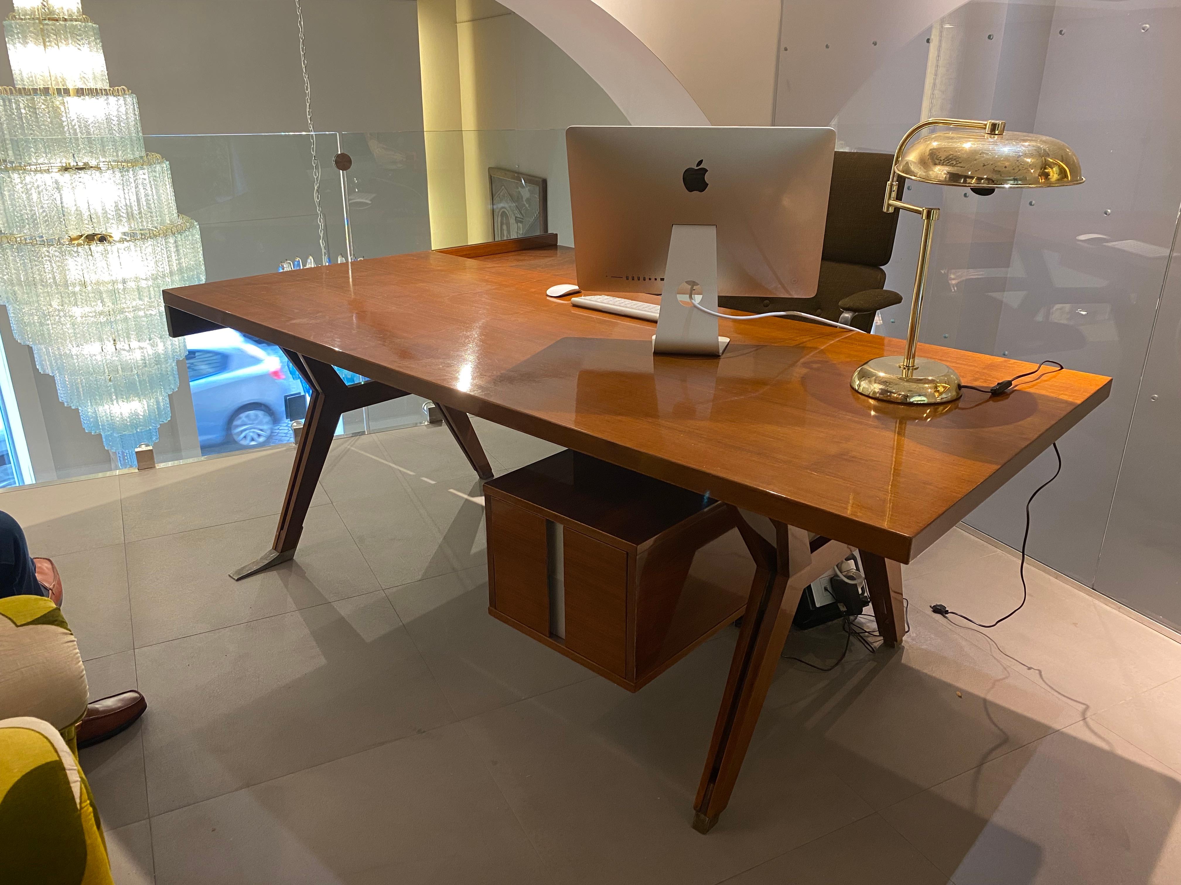 Important Mid Century Executive Desk by Ico Parisi for MIM 1958 For Sale 7