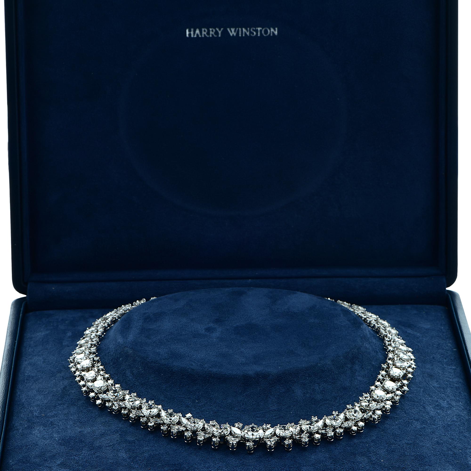 harry winston necklace box