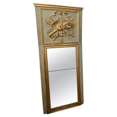 Important Mirror - Trumeau - France - 18th Century