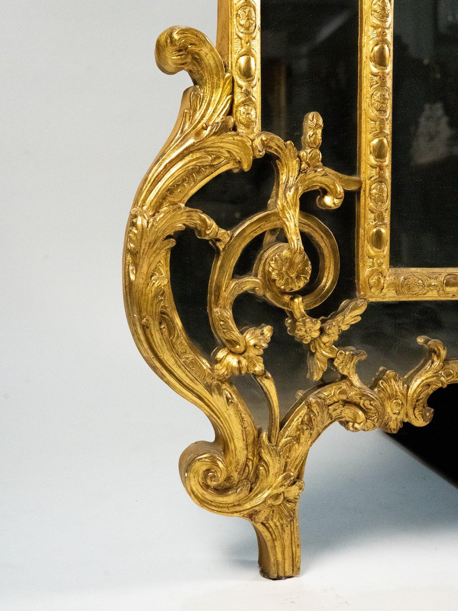  Wichtiger Spiegel, XVIII. Jahrhundert im Zustand „Gut“ im Angebot in Rome, IT