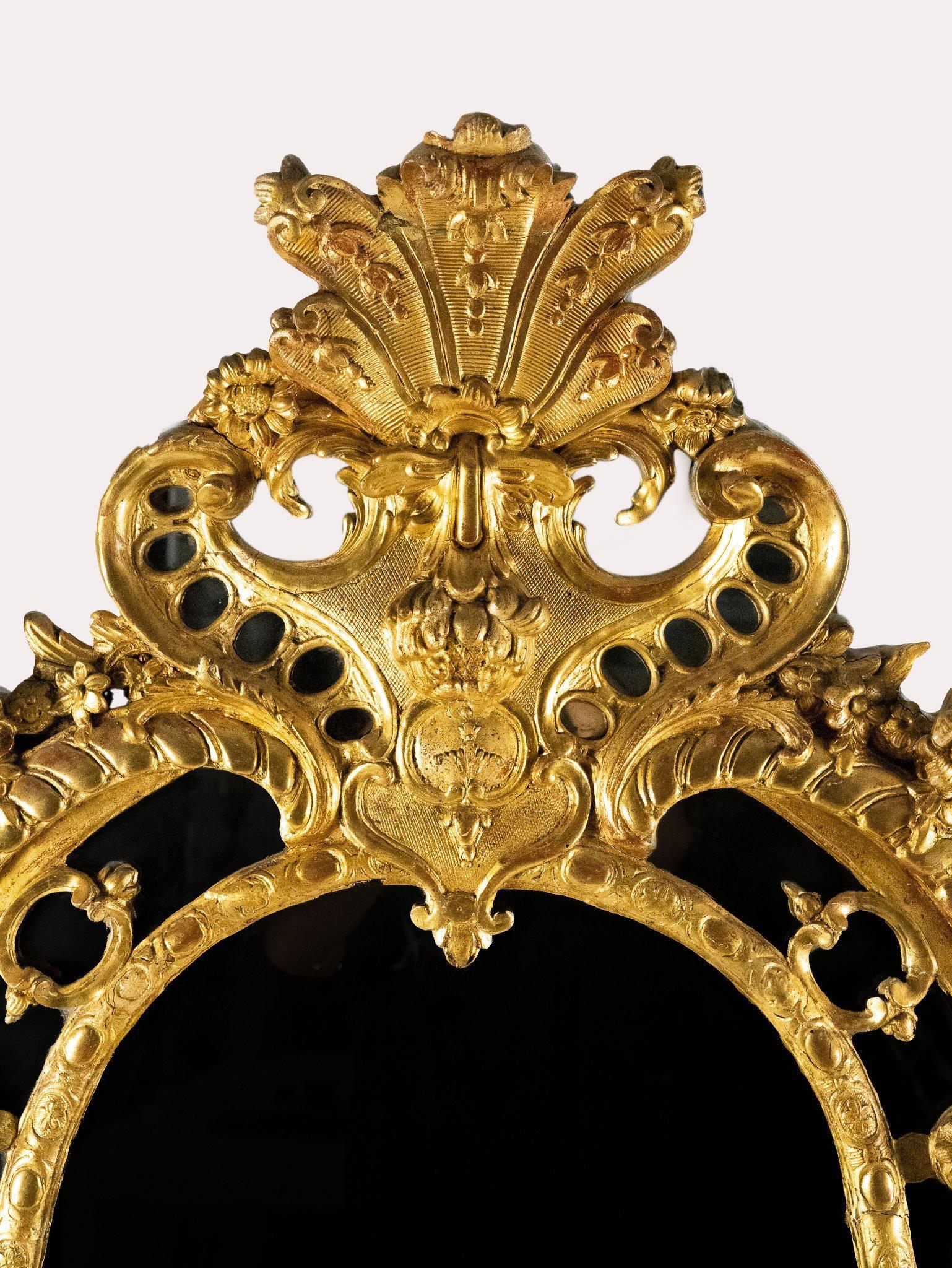 18th Century and Earlier  Important mirror, XVIII Century For Sale