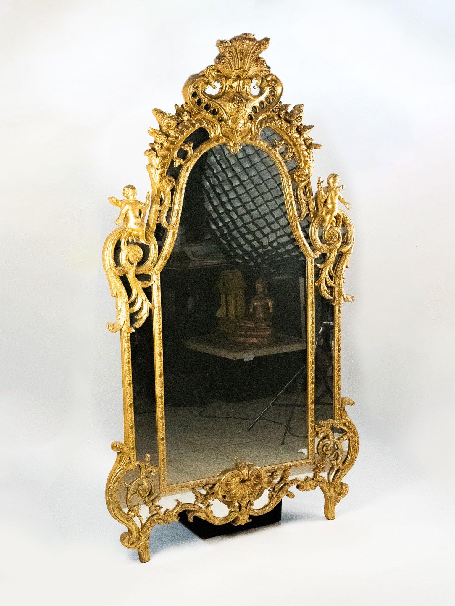  Important mirror, XVIII Century For Sale 1