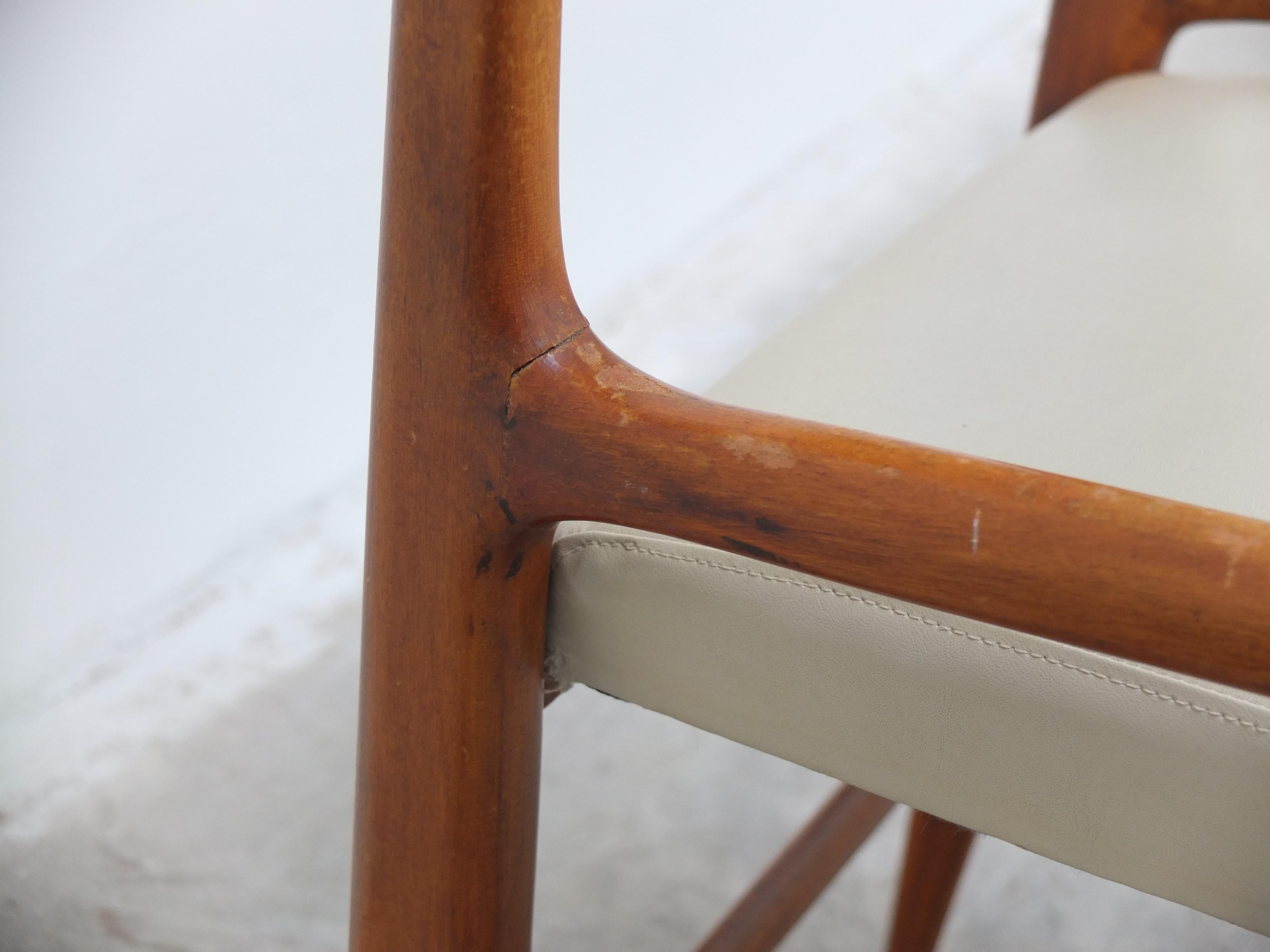 Important 'Model 676' Side Chair by Gio Ponti for Cassina, 1953 For Sale 7