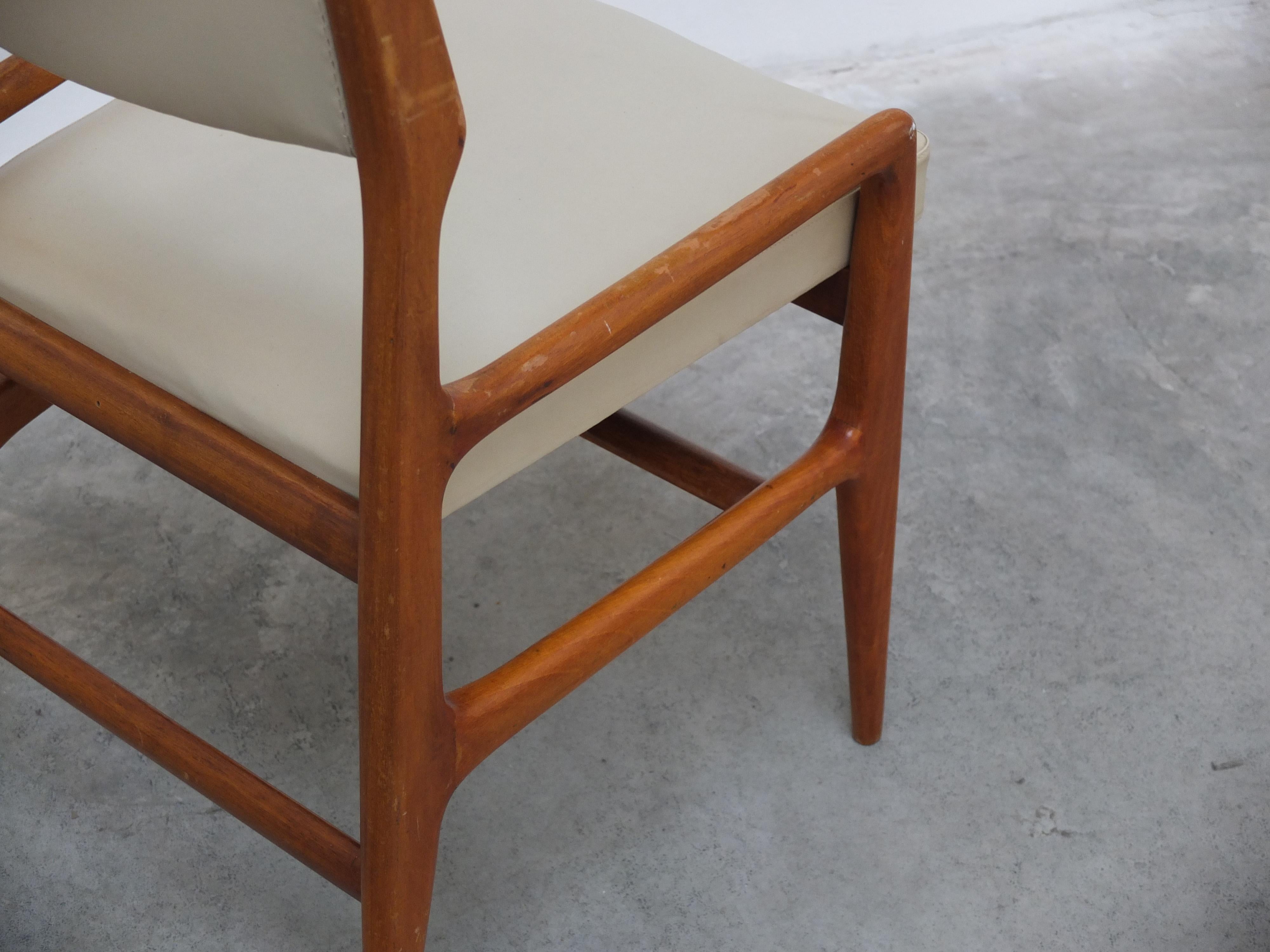Important 'Model 676' Side Chair by Gio Ponti for Cassina, 1953 For Sale 12