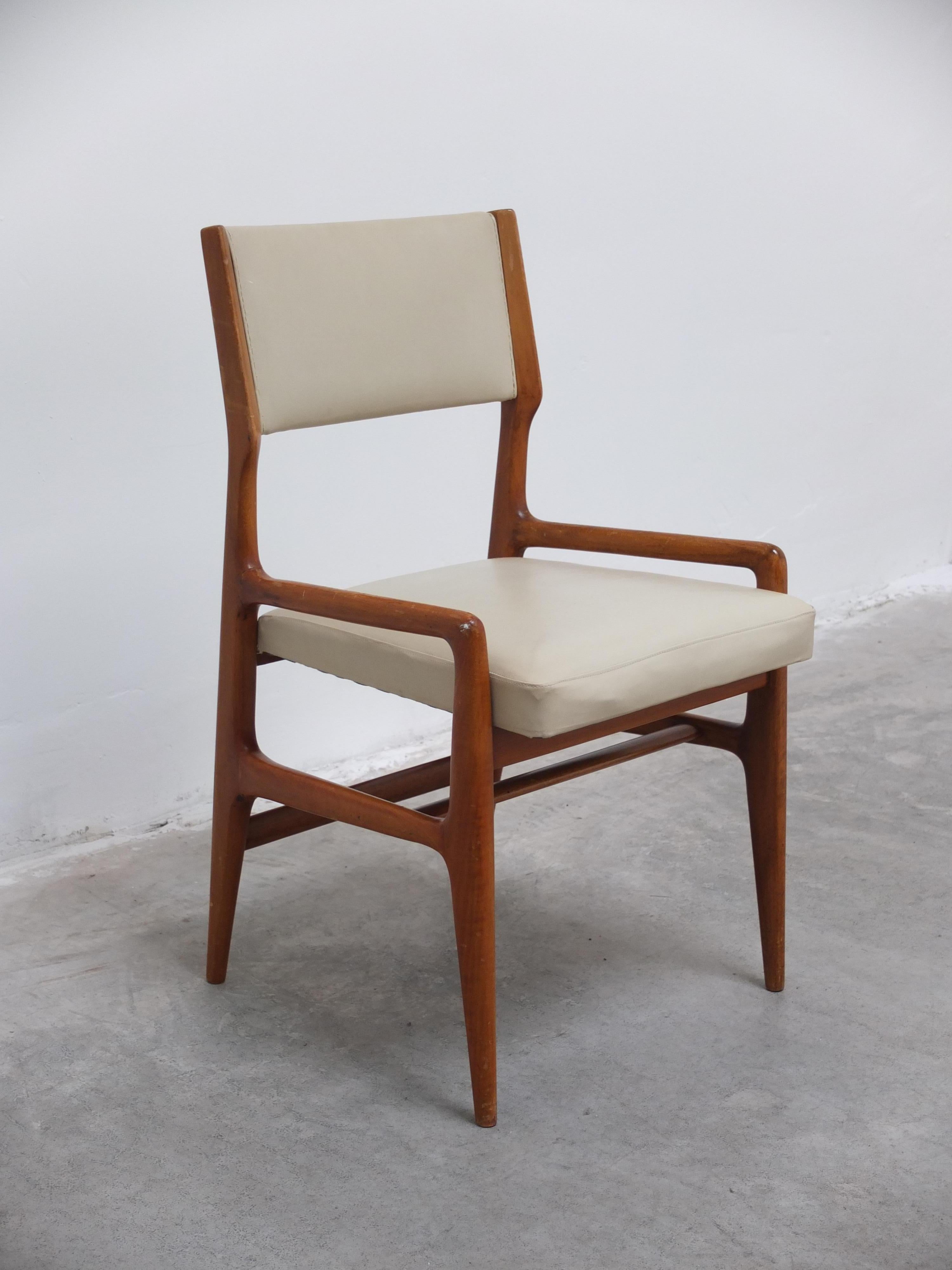 Mid-Century Modern Important 'Model 676' Side Chair by Gio Ponti for Cassina, 1953 For Sale