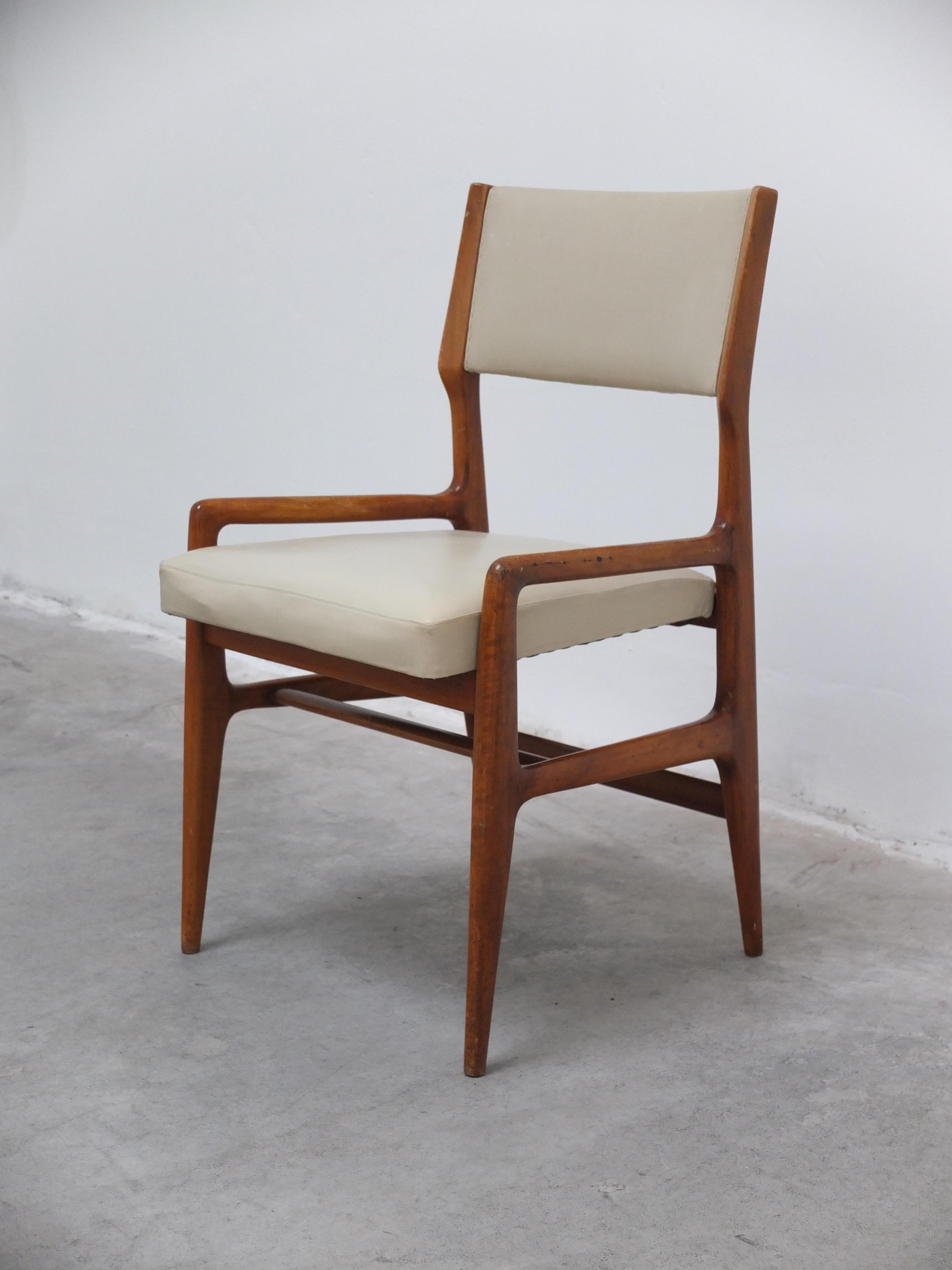 Italian Important 'Model 676' Side Chair by Gio Ponti for Cassina, 1953 For Sale
