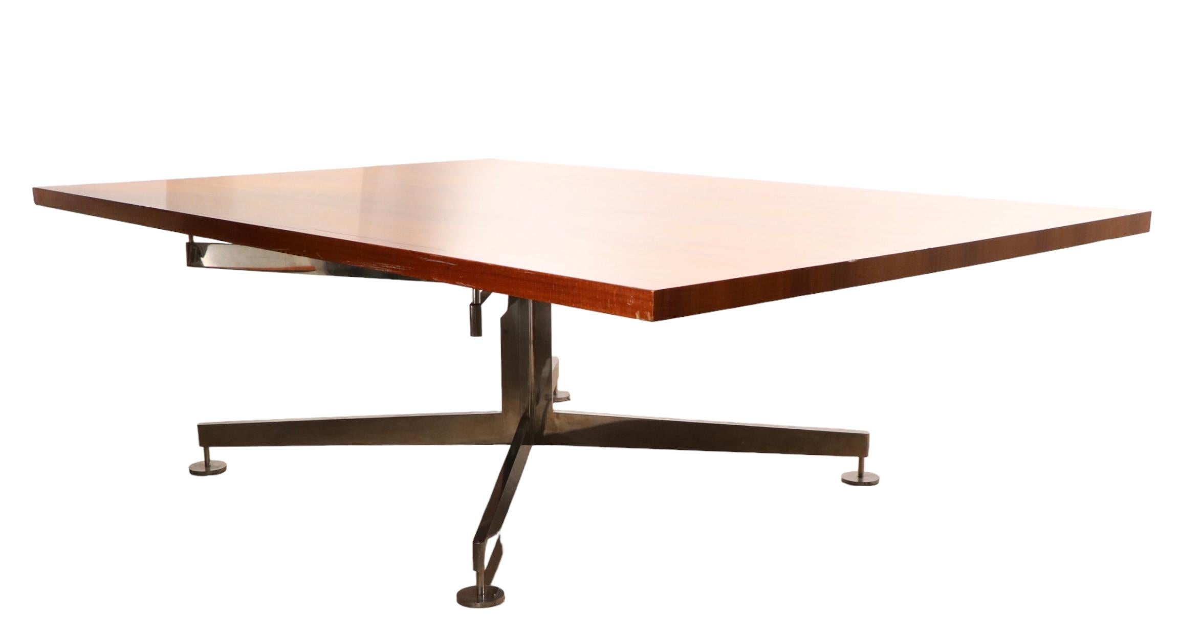   Conference Dining Work Table Designed by Wormley for Dunbar 2 available  For Sale 6