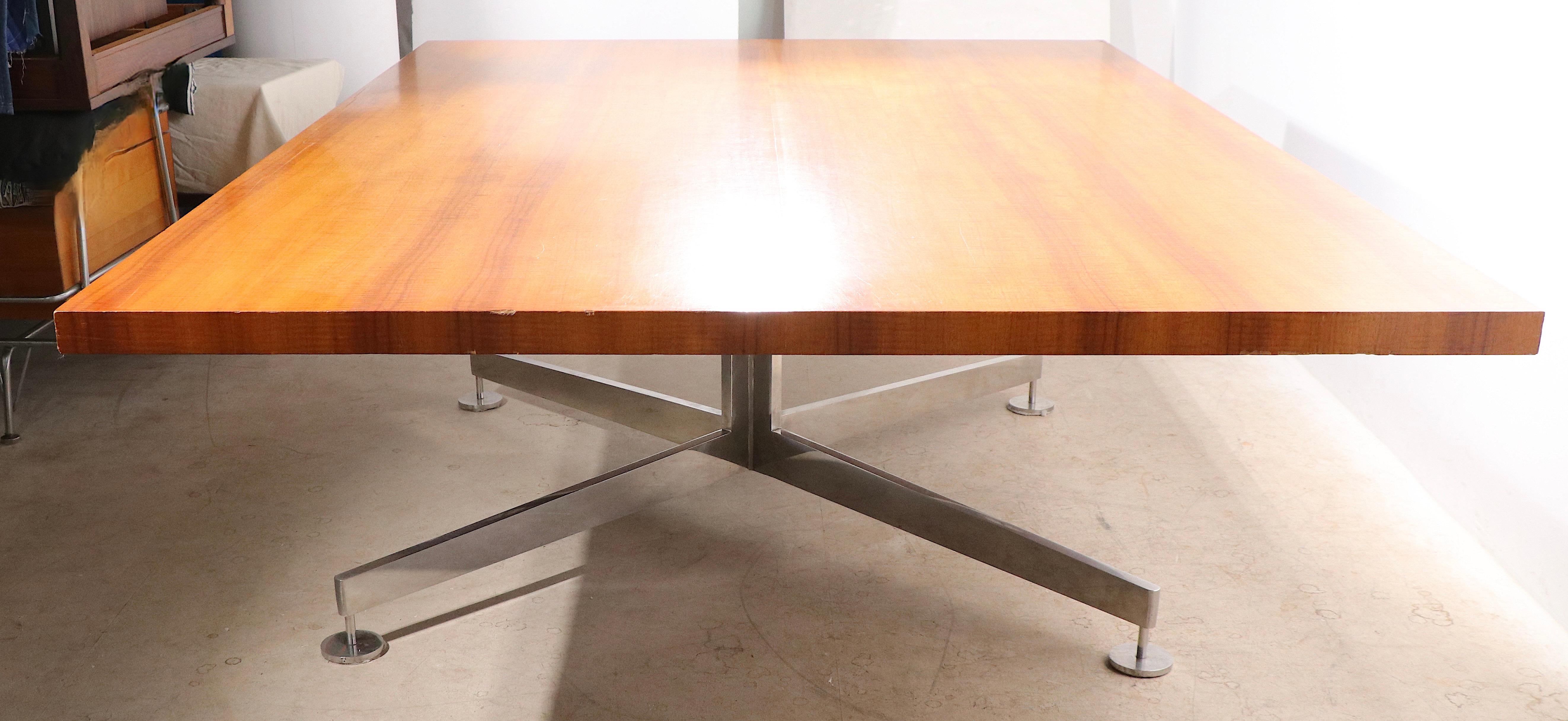 Mid-Century Modern   Conference Dining Work Table Designed by Wormley for Dunbar 2 available  For Sale