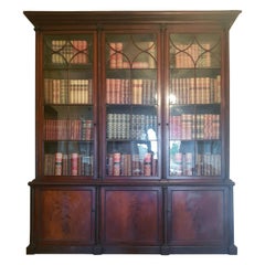 Important Monumental Irish Bookcase Attributed to Mack Williams & Gibton
