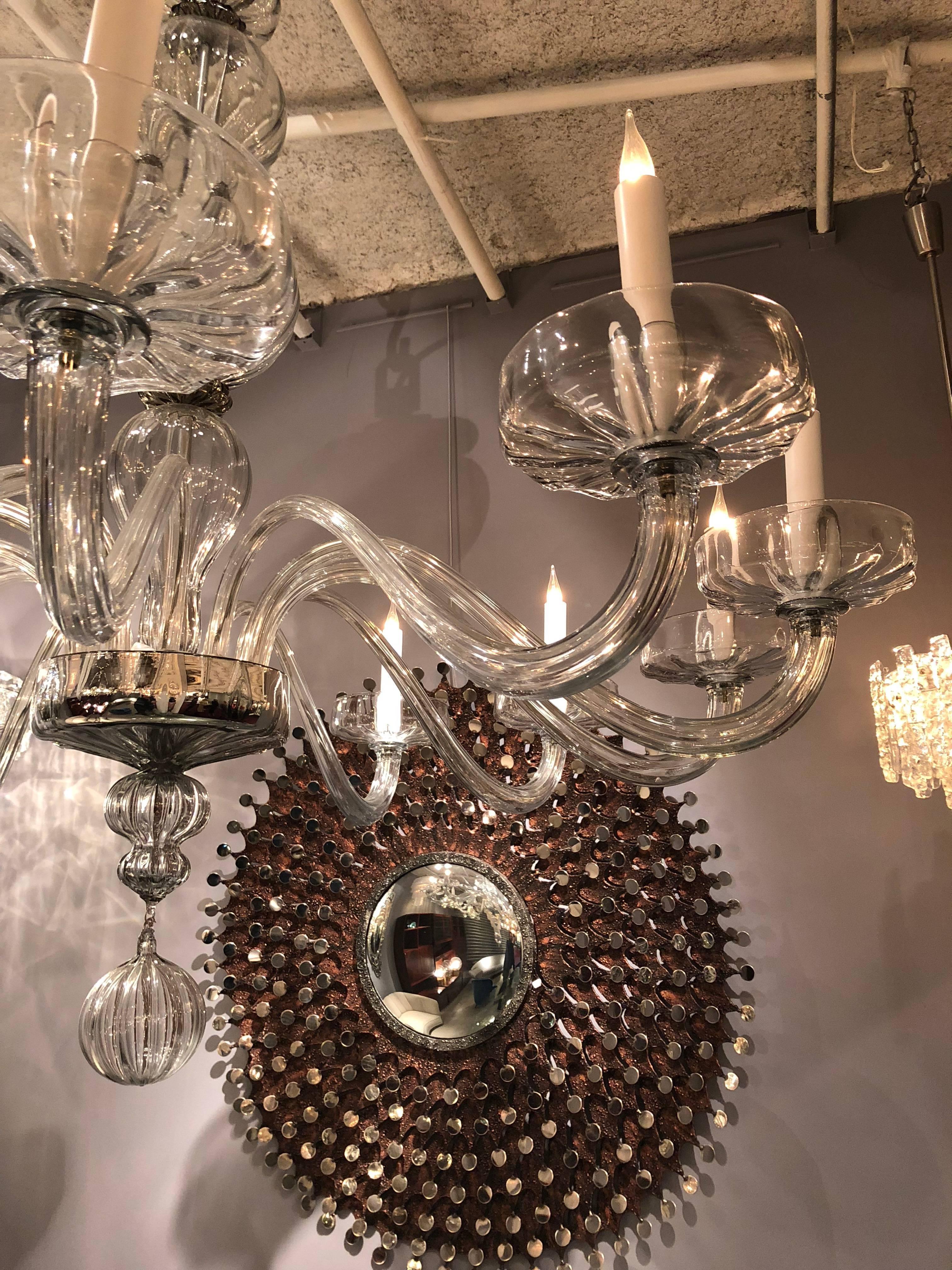 Contemporary Important Murano Glass Chandelier For Sale