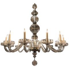 Important Murano Glass Chandelier