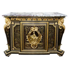 Important Napoleon III Boule Inlaid Side Cabinet