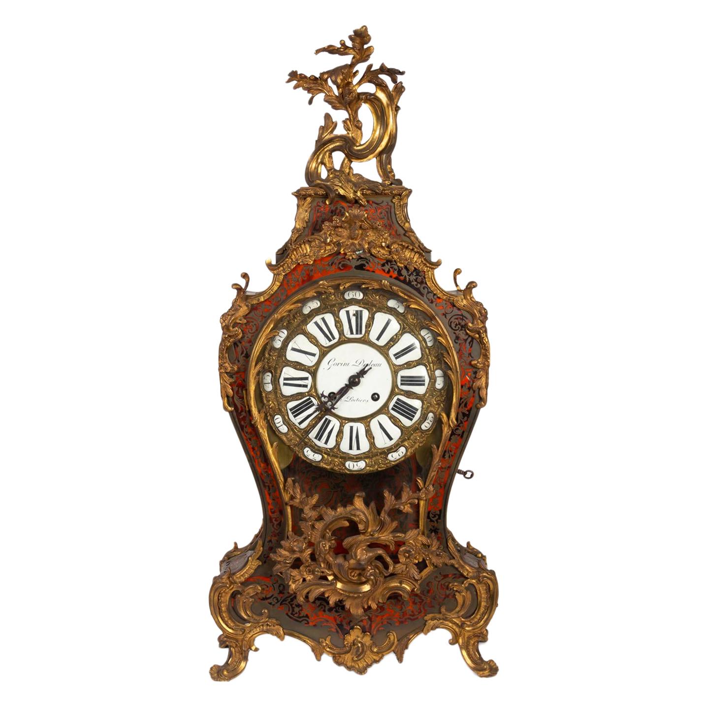 Important Napoleon III Period Cartel, 1870, Dial Signed by Gorini Daleau For Sale