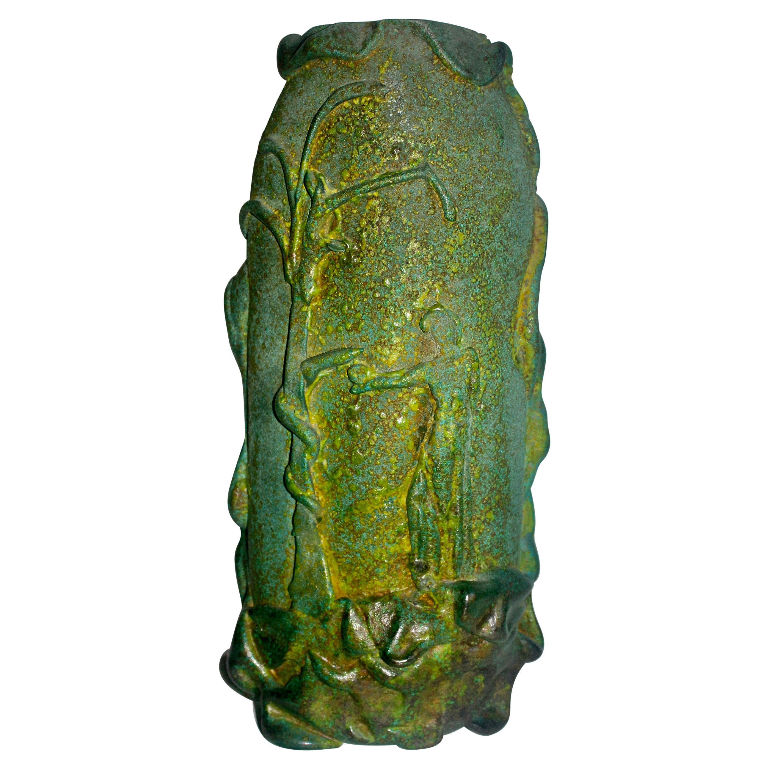 Important vase Scavo de Napoléon Martinuzzi pour Cenedese