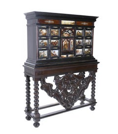 Important Neapolitan Desk 'Bargueño' from the 18th Century