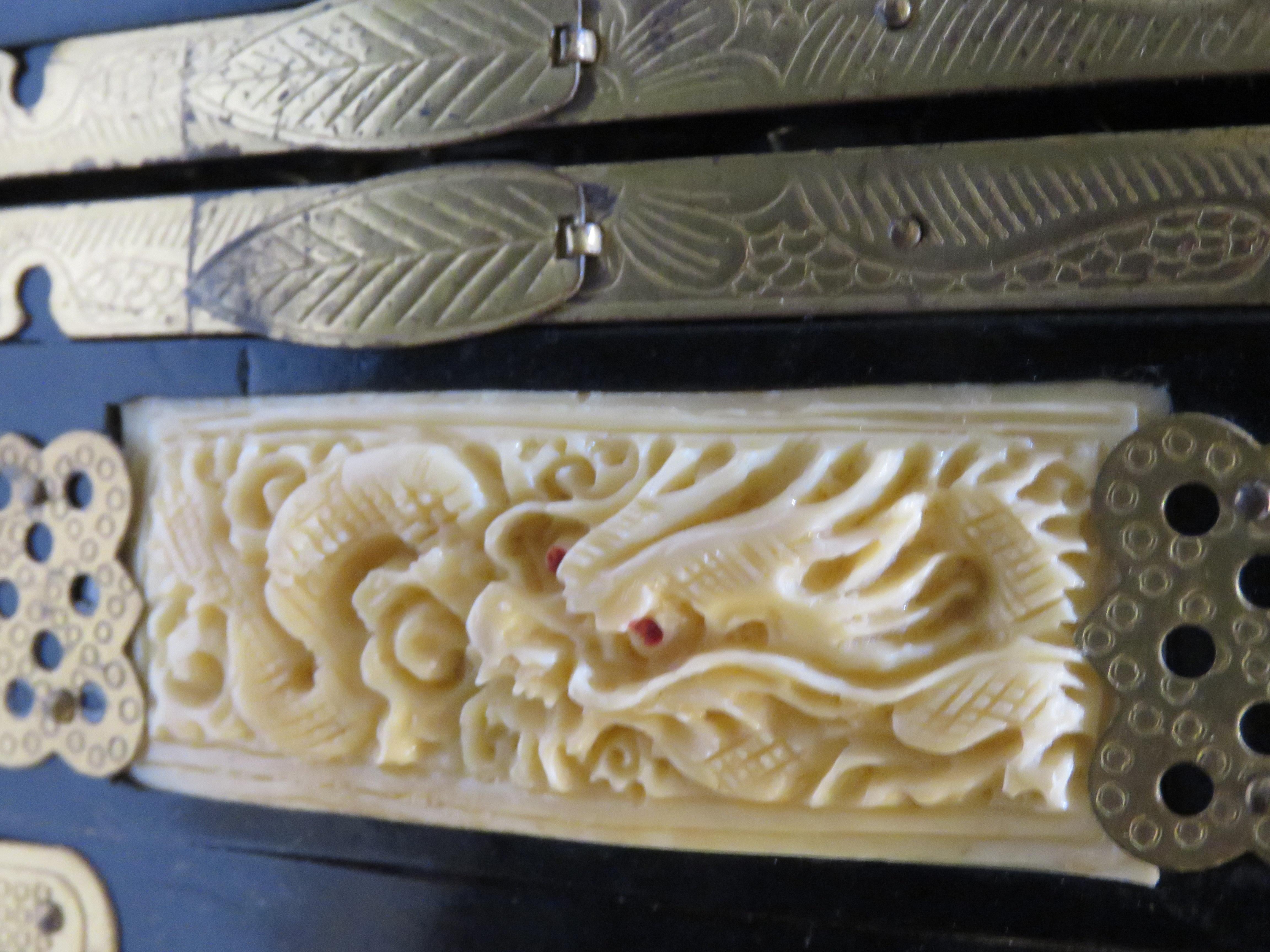 Unknown Important New York Estate Antique Vintage Asian Rotary Phone Dresser Drawers