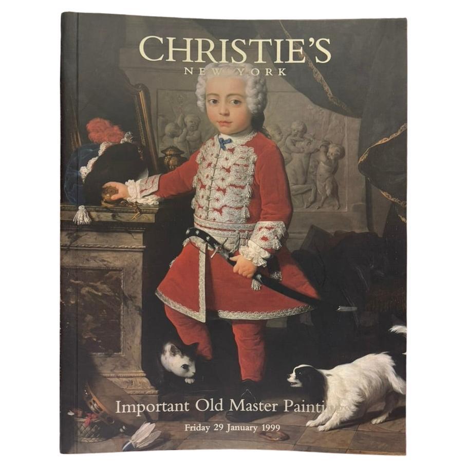 Important Old Master Paintings, Christie's, 29 janvier 1999 en vente