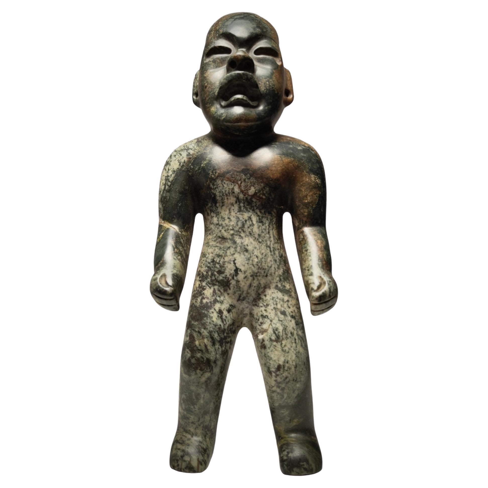Important Olmec figure of Olmec ethnic dignitary from the preclassic period  For Sale
