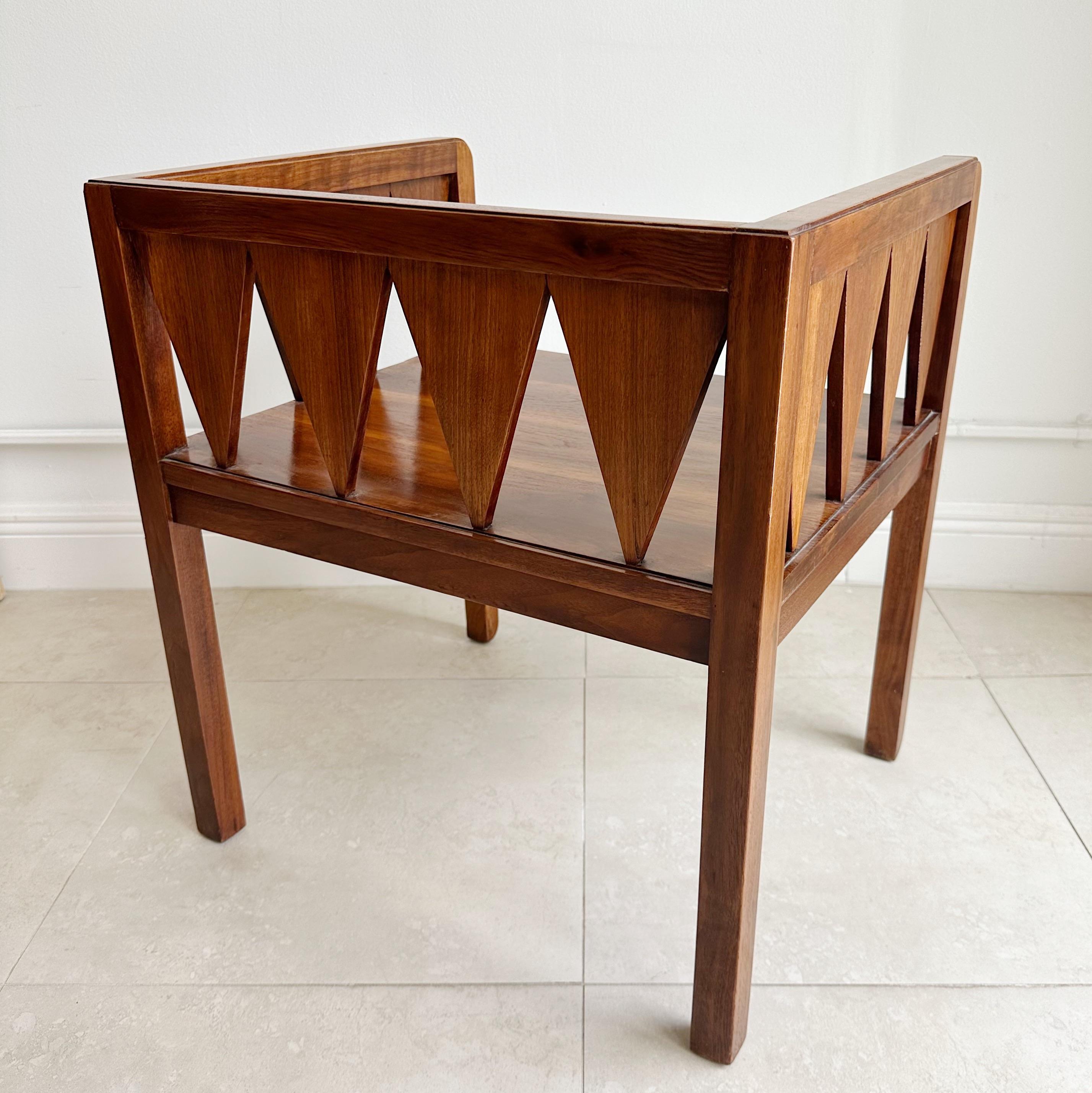 Hand-Crafted Important Paul Frankl Galleries Skyscraper Chair, circa 1927