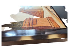 Importante peinture de pierres dures 19ème siècle