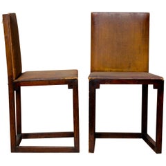 Antique  Llonka Karasz American Moderne Side Chairs