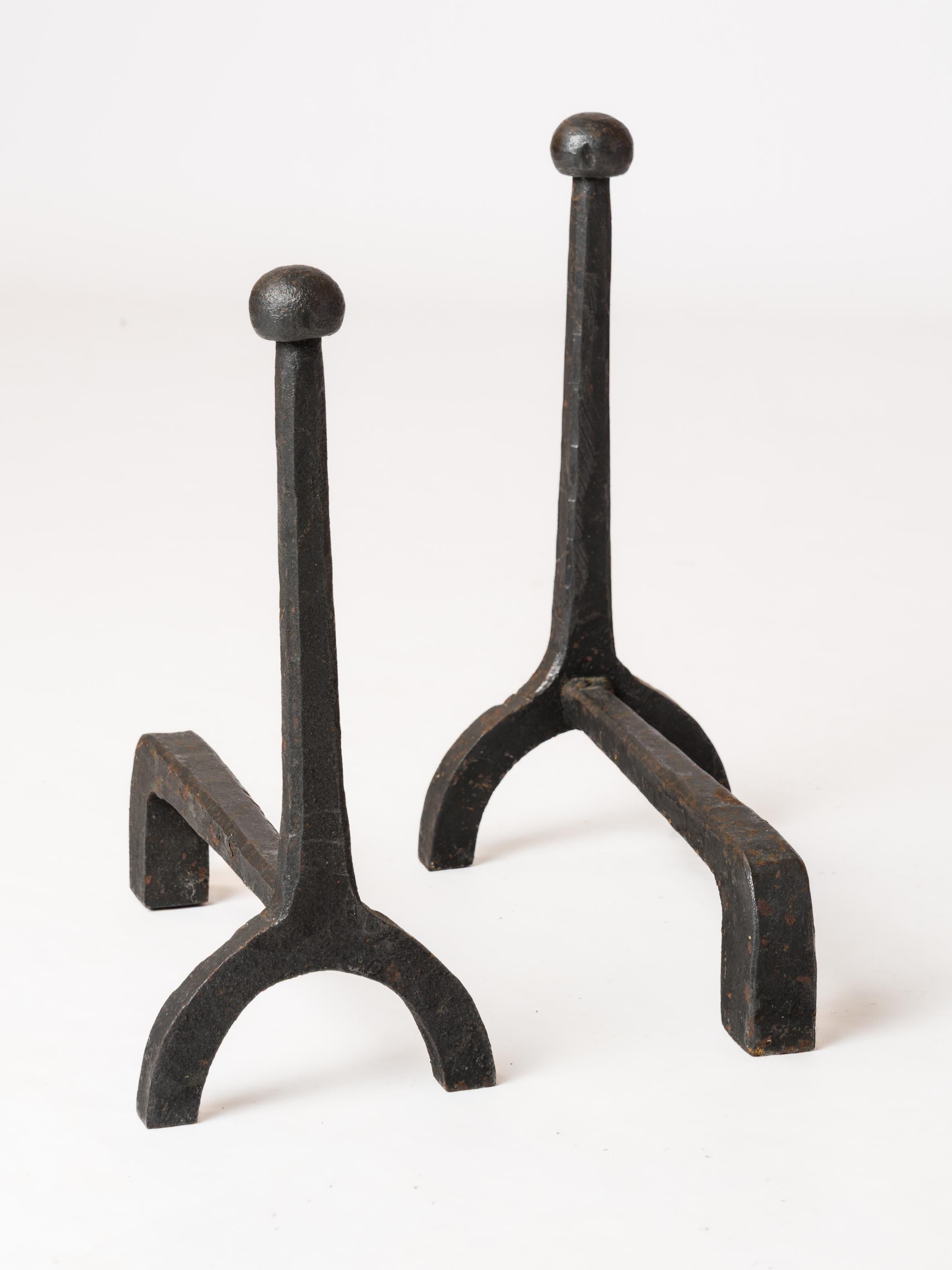 Late 20th Century Important Pair of Brutalist 