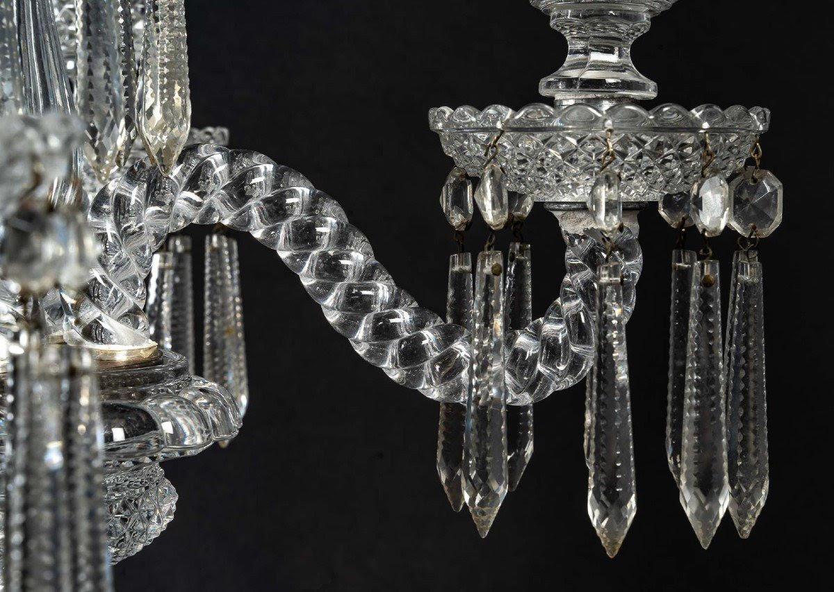 Important pair of candlesticks of the house of Baccarat

Spectacular pair of candlesticks with five candle holders each stamped by the Baccarat house, early 20th century.

Dimensions: H: 80cm, D: 41,5cm, W: 41,5cm.