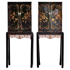 IMPORTANT PAIR OF CHINESE CABINETS 19th Century