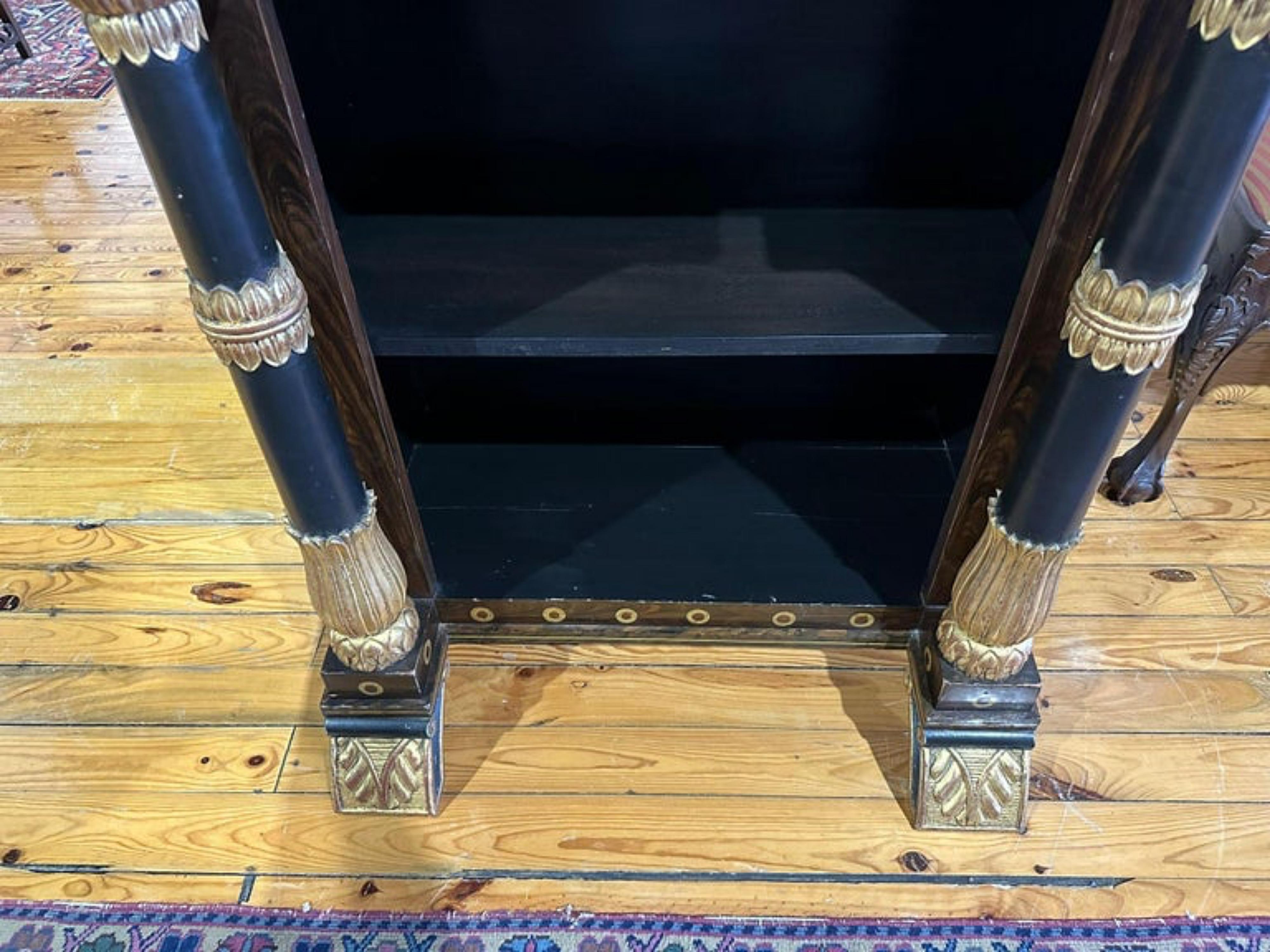 IMPORTANT PAIR OF EMPIRE SHELVES Napoleon III 19th century For Sale 10