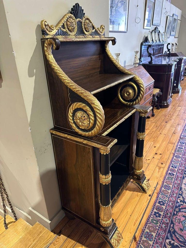 19th Century IMPORTANT PAIR OF EMPIRE SHELVES Napoleon III 19th century For Sale