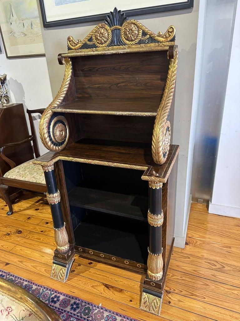 IMPORTANT PAIR OF EMPIRE SHELVES Napoleon III 19th century For Sale 1