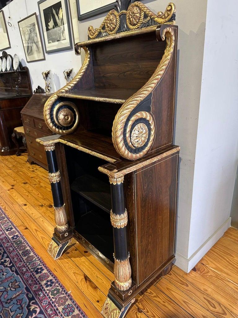 IMPORTANT PAIR OF EMPIRE SHELVES Napoleon III 19th century For Sale 2