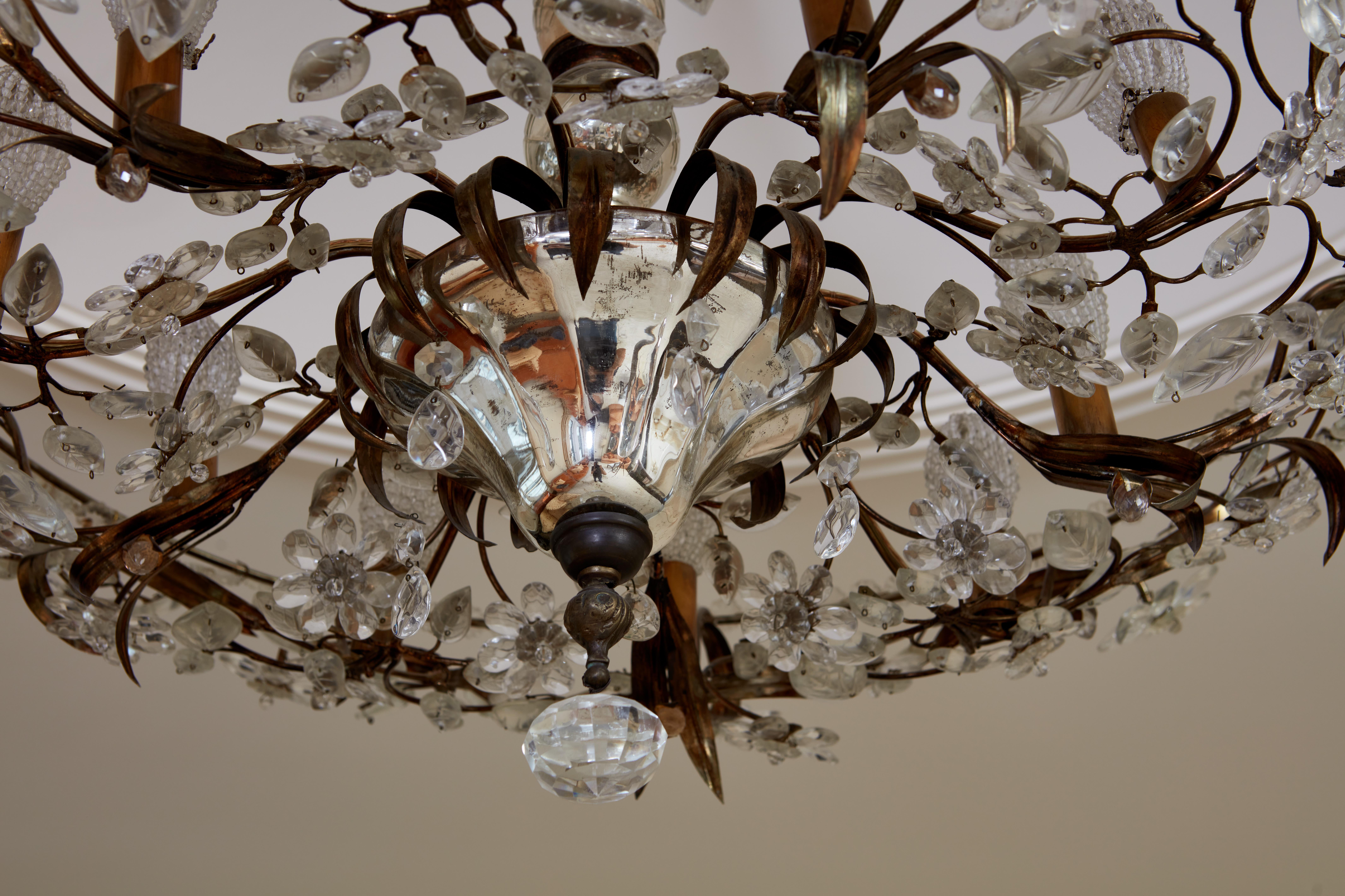 Importante coppia di plafoniere francesi Art Déco, della Maison Baguès in vendita 5