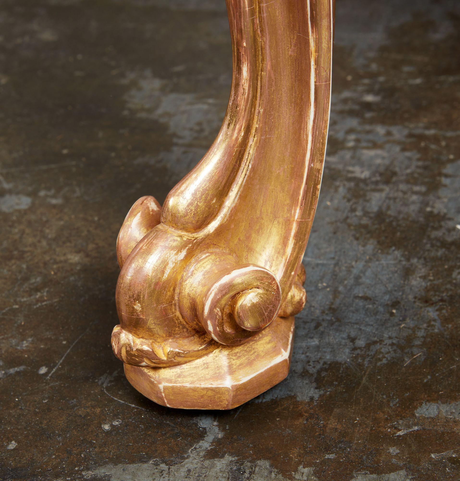 Important Pair of Georgian Giltwood Sofas Attributed to John Cobb 12