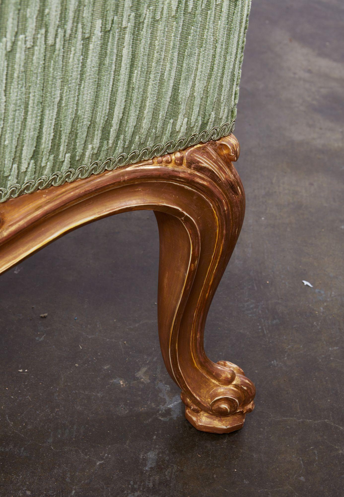 Important Pair of Georgian Giltwood Sofas Attributed to John Cobb 14