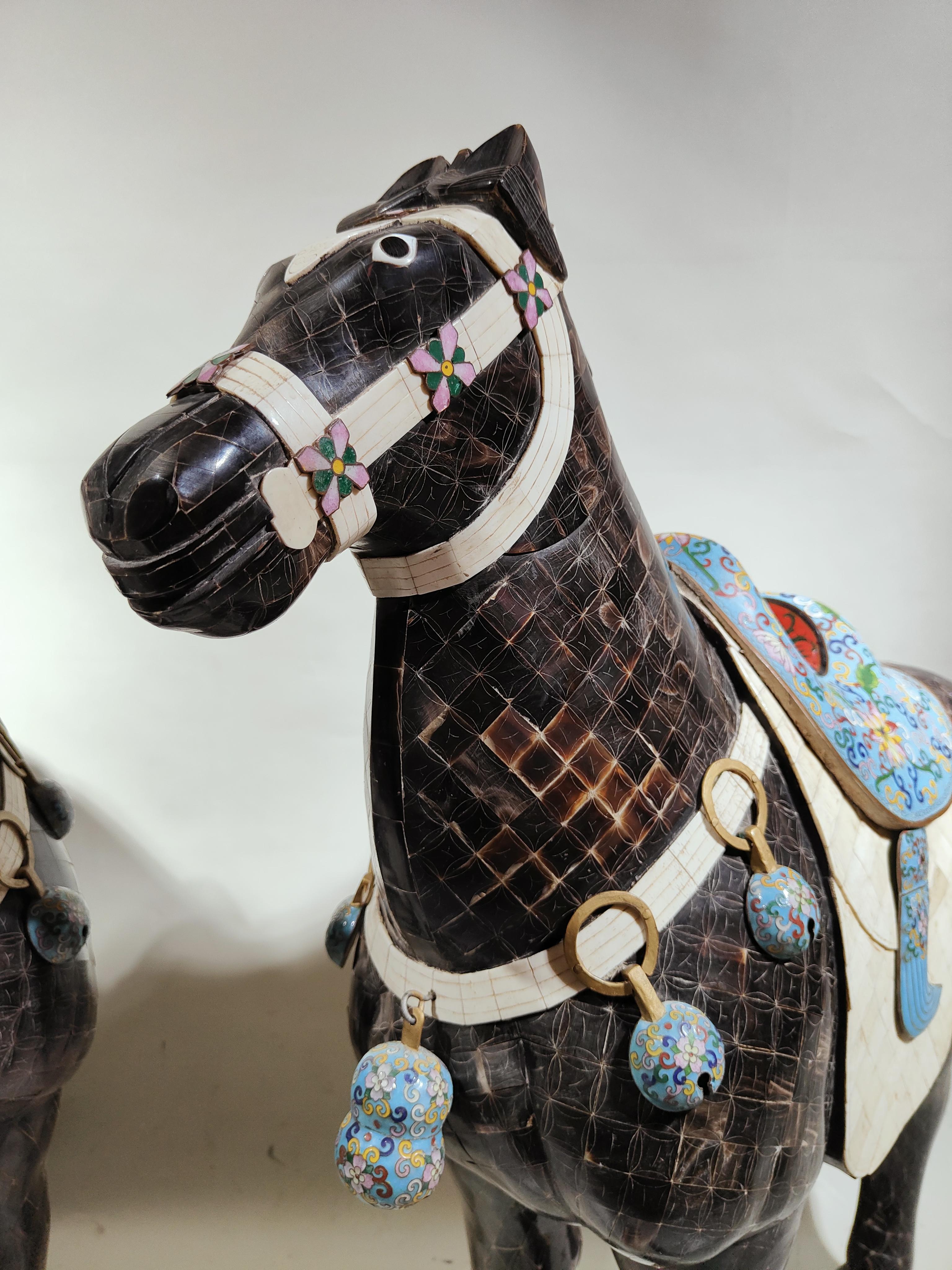 Important Pair of Horses from the Ching Dynasty For Sale 5
