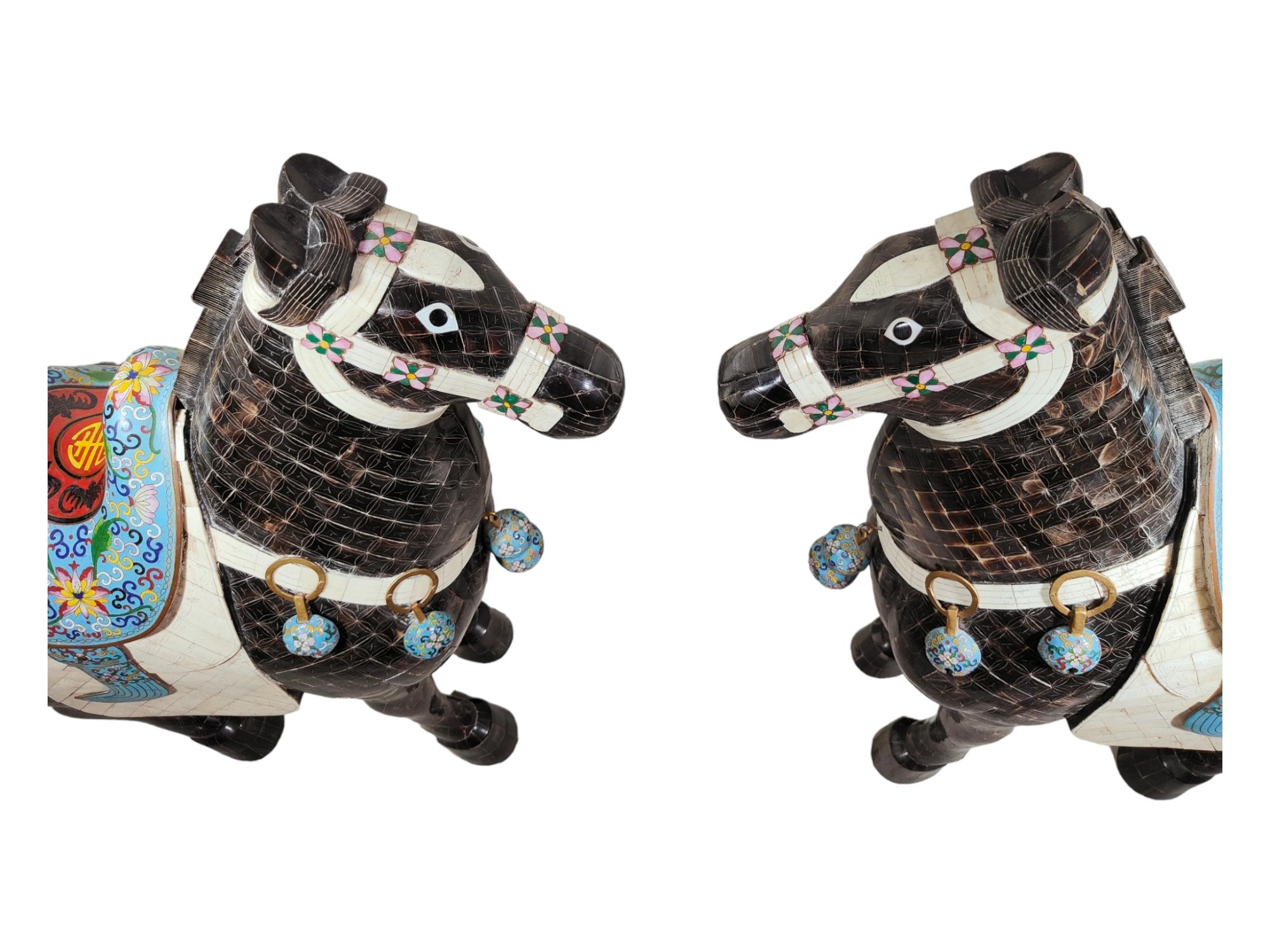 Important Pair of Horses from the Ching Dynasty For Sale 9
