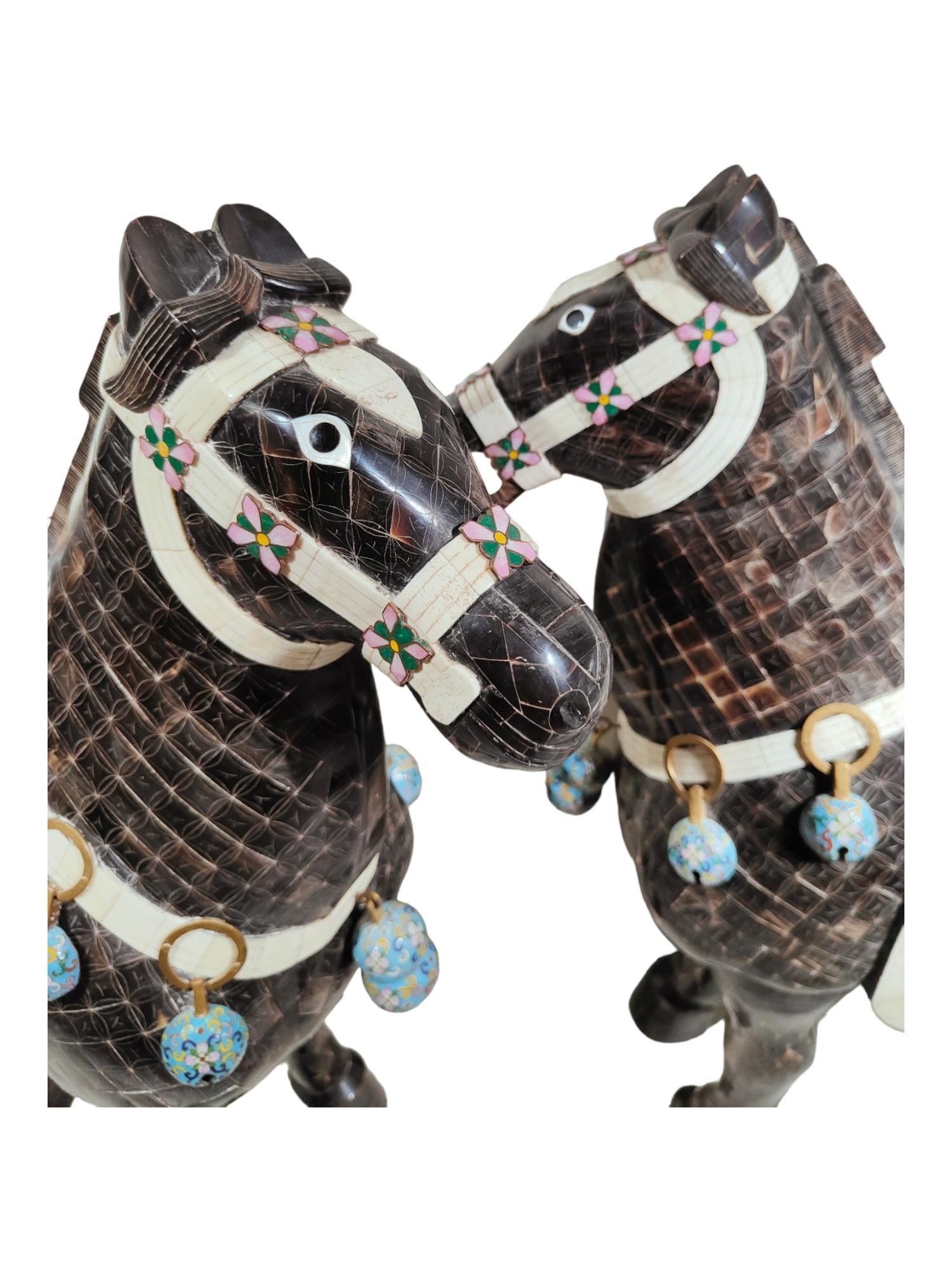 Important Pair of Horses from the Ching Dynasty For Sale 10