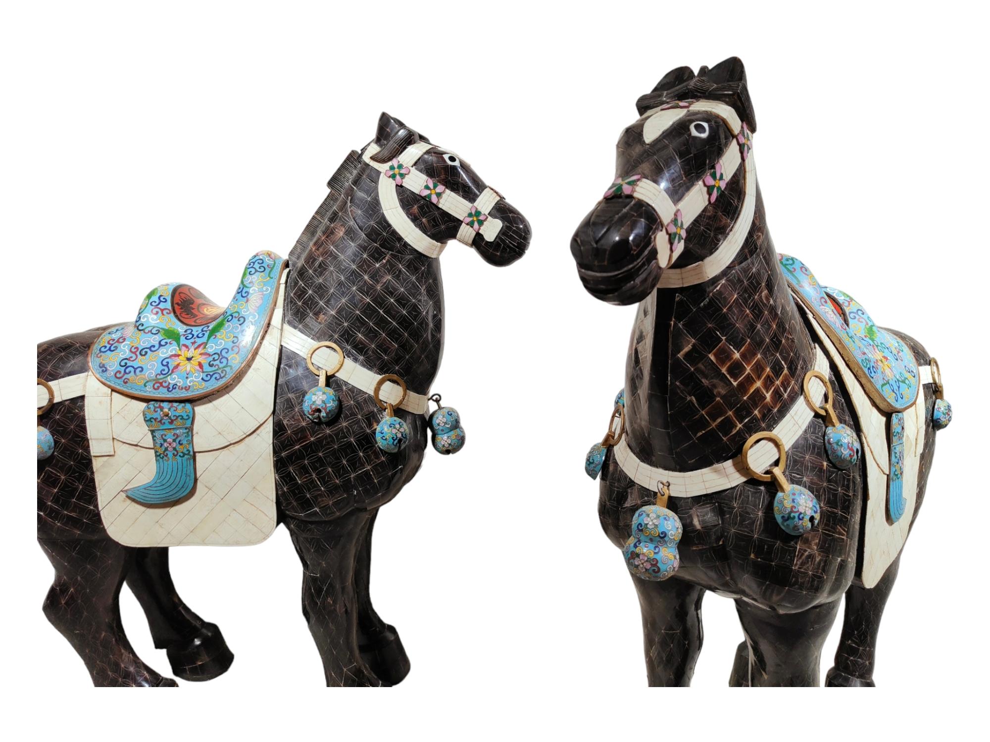 Important Pair of Horses from the Ching Dynasty For Sale 13