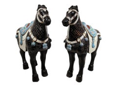 Important Pair of Horses from the Ching Dynasty