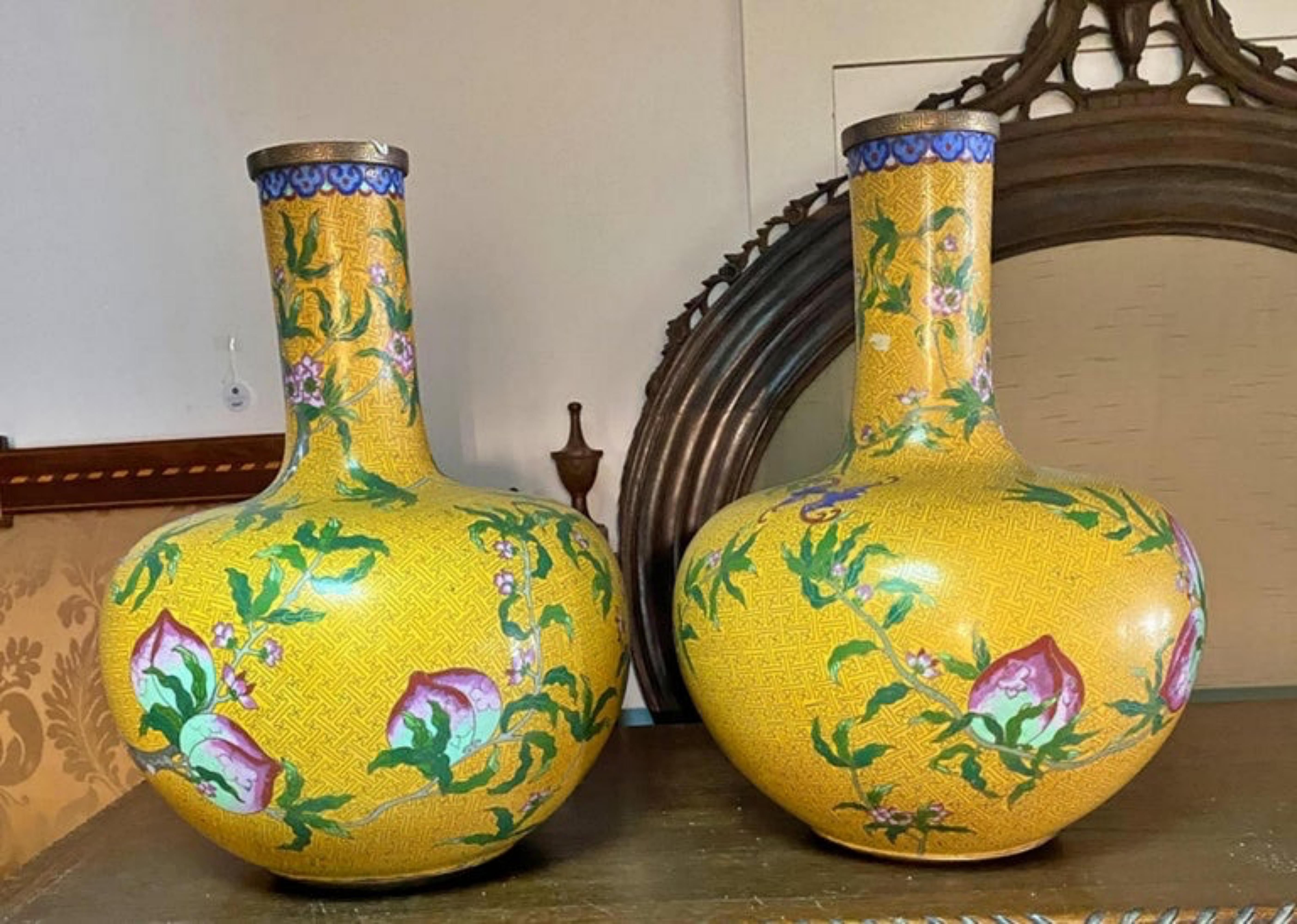 Important Pair of Jars Chinese from the 19th Century For Sale 3