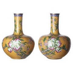 Importante paire de pots chinois du 19ème siècle