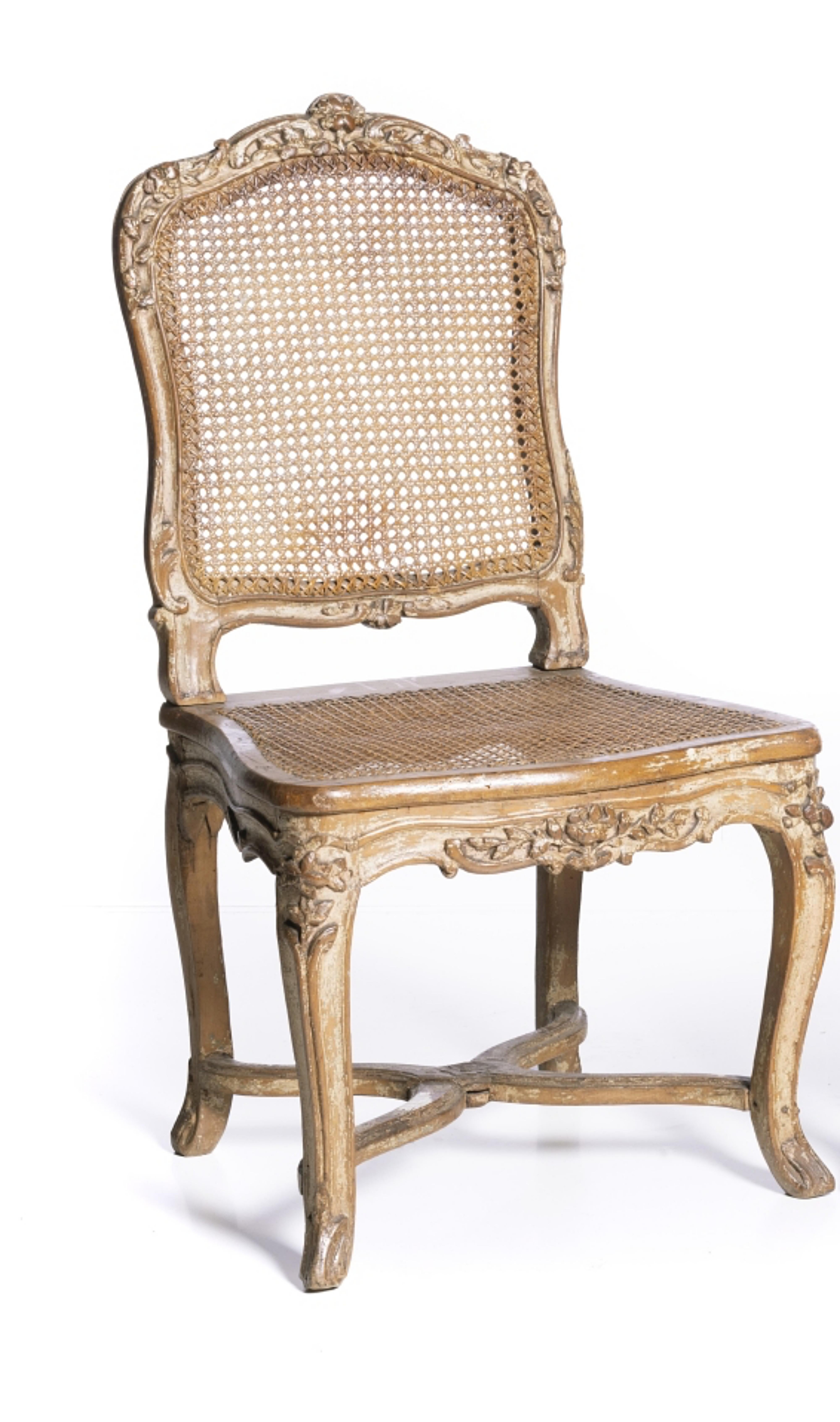 Anglais Importante paire de chaises Louis XV  Français, du 18ème siècle en vente