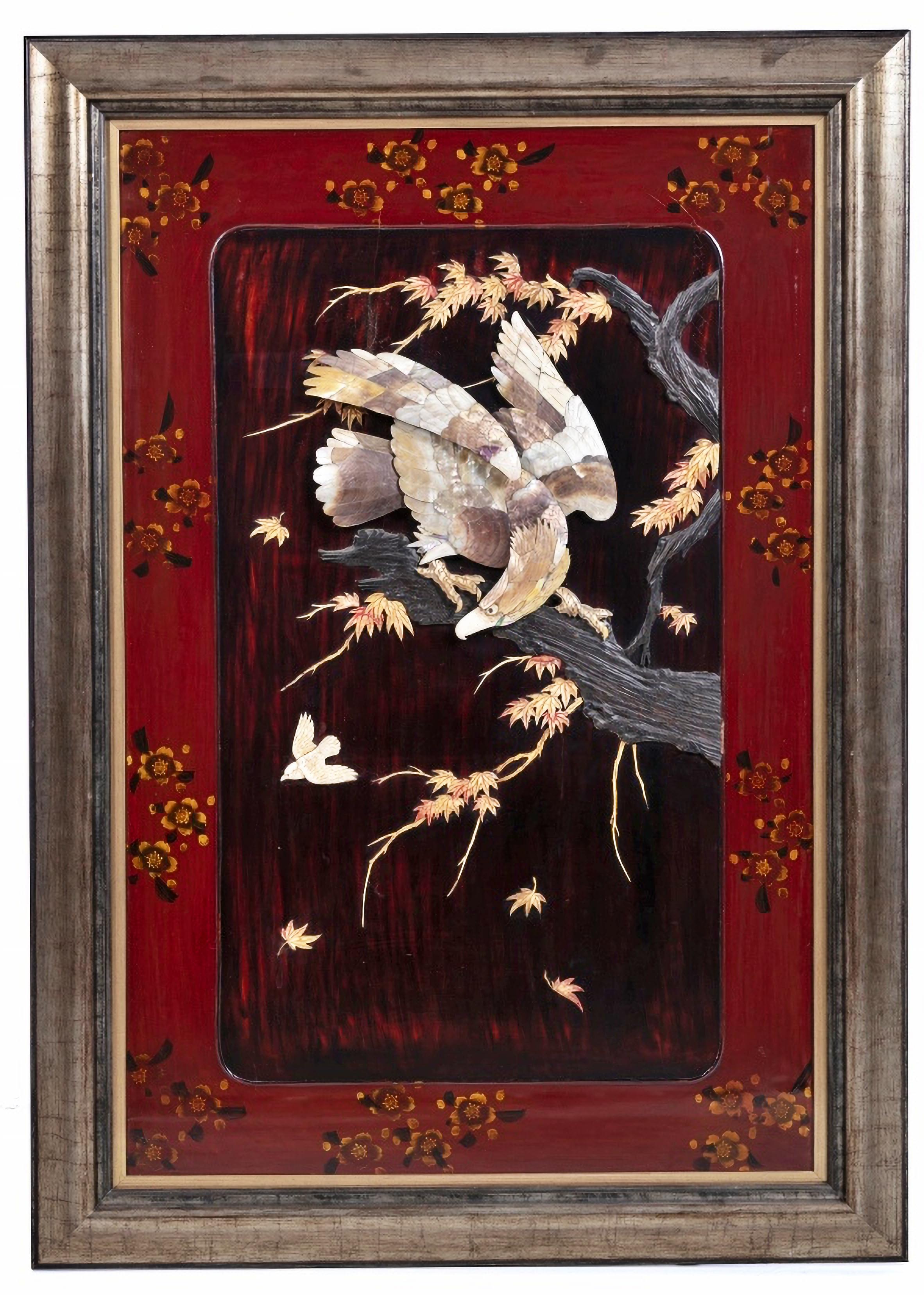 Japanese Important Pair of Panels Japan, Meiji Period '1868-1912' For Sale