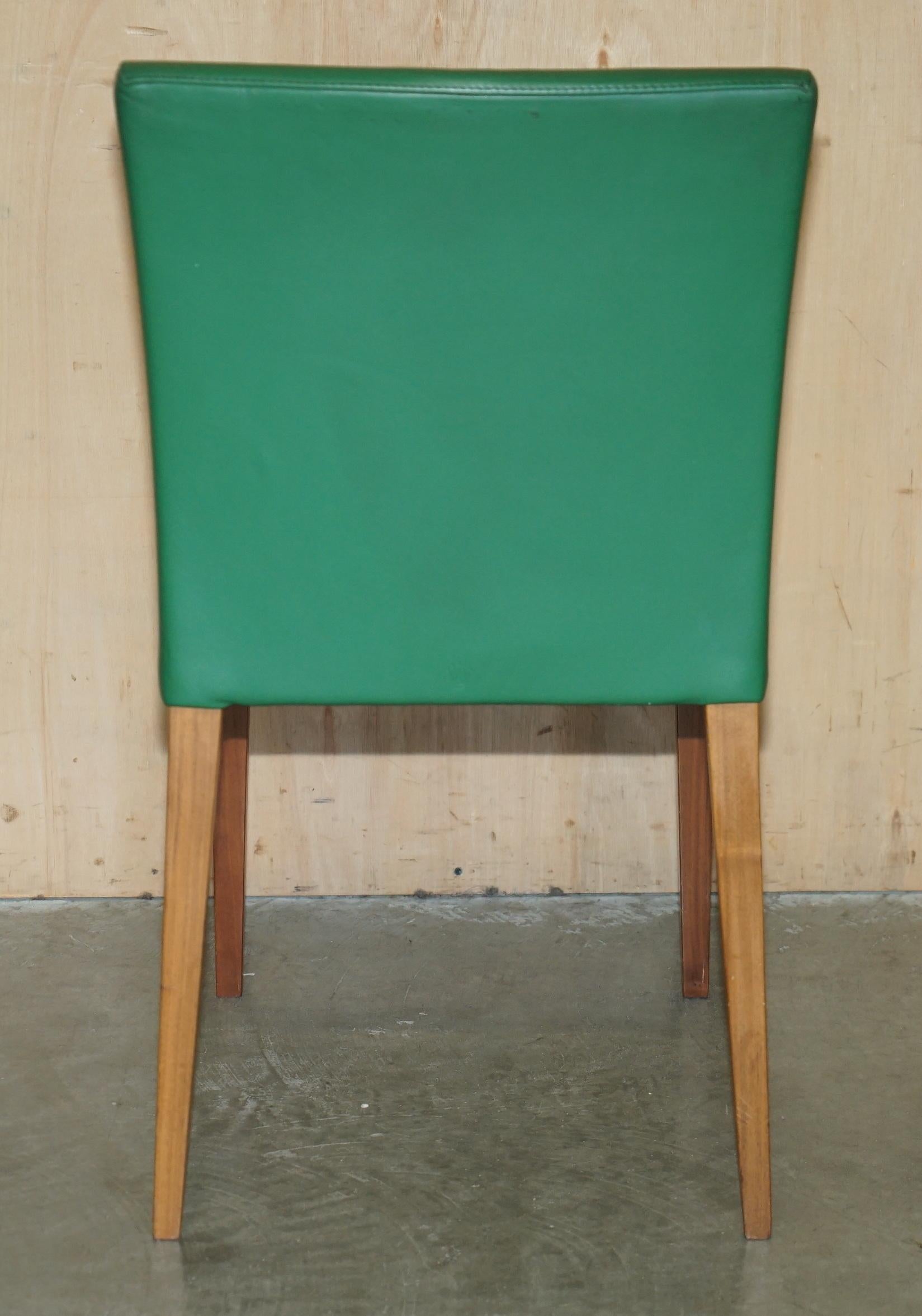 Wichtiges Paar SELTENE ORIGINAL ROLEX GRÜNE LEDER-BOUTIQUE DEALERS ARMCHAIRs 2